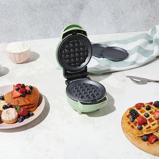 Giles & Posner 3 in 1 Mini-Bites Maker - Non-Stick Cooking Plates, Doughnut, Waffle, and Pancake Maker