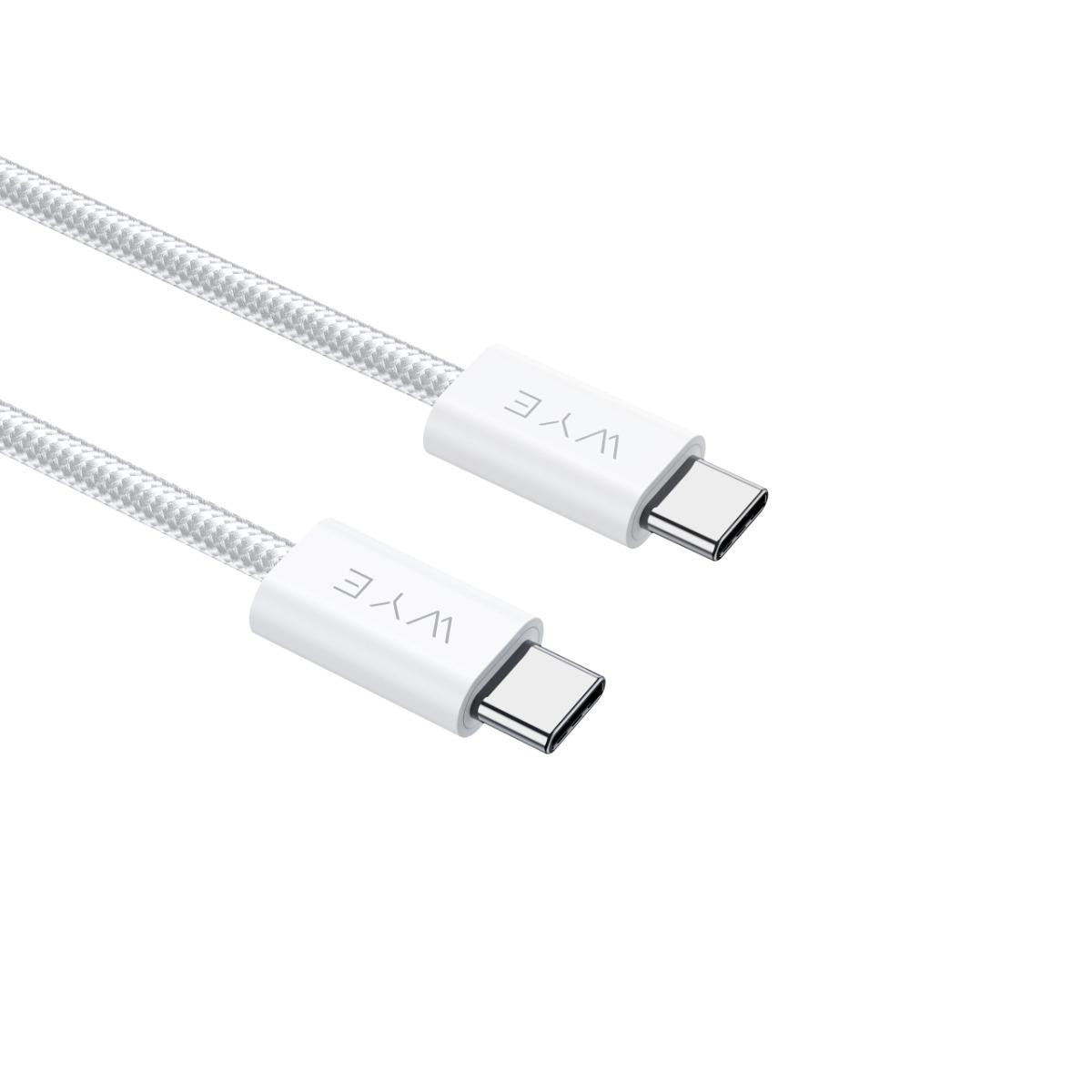 WYE 60W USB-C to USB-C Fast Charging & Data Cable 1m