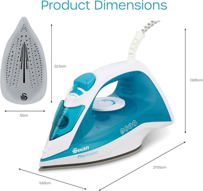 Swan Steam Iron with Ceramic Soleplate