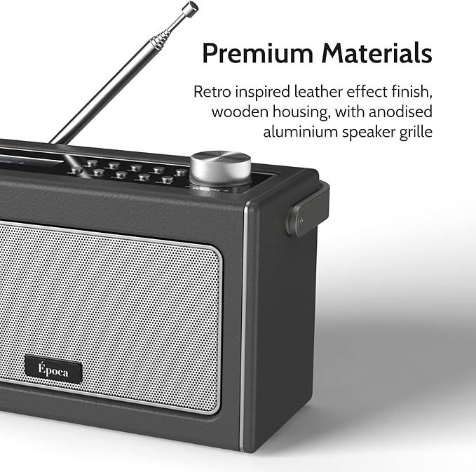 Epoca i-box Retro DAB/FM Radio with Bluetooth