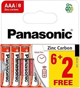 Panasonic AAA 8PK Zinc Battery Box of 20