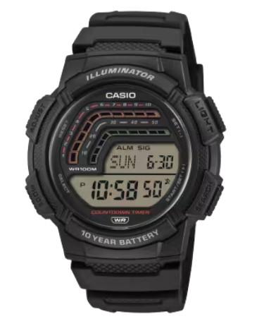 Casio Mens multifunctional Digital Sport Runner Rubber strap Watch Available Multiple Colour