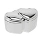 Sophia Silverplated Ring Box - Double Hearts