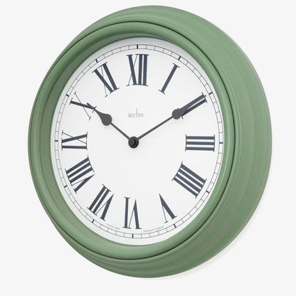 Acctim Devonshire Traditional 28cm Quartz Wall Clock Available Multiple Colour