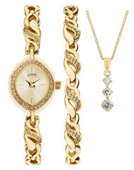 Limit Ladies Bracelet necklace and Watch Gift Set 6294G