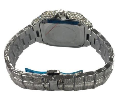 NY London Mens Fashion Bling Assorted Watch Dated Square Dial Bracelet Watch Available Multi Colour