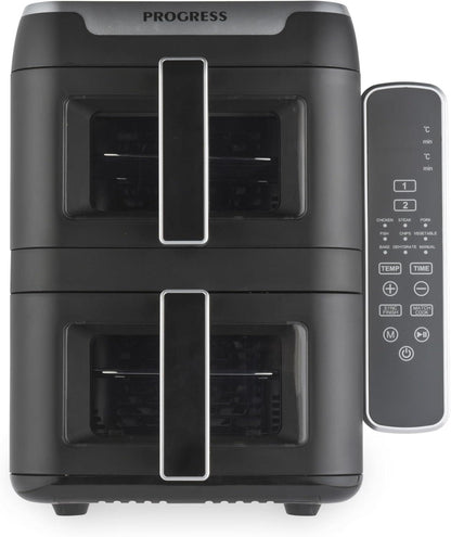 Progress Dual Tier 9L Air Fryer 2400W