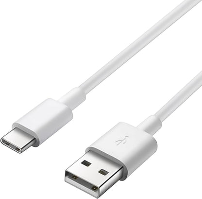 Woox MX0003 USB to Type C PVC Data Cable, 18W, 3.3ft 1m, White