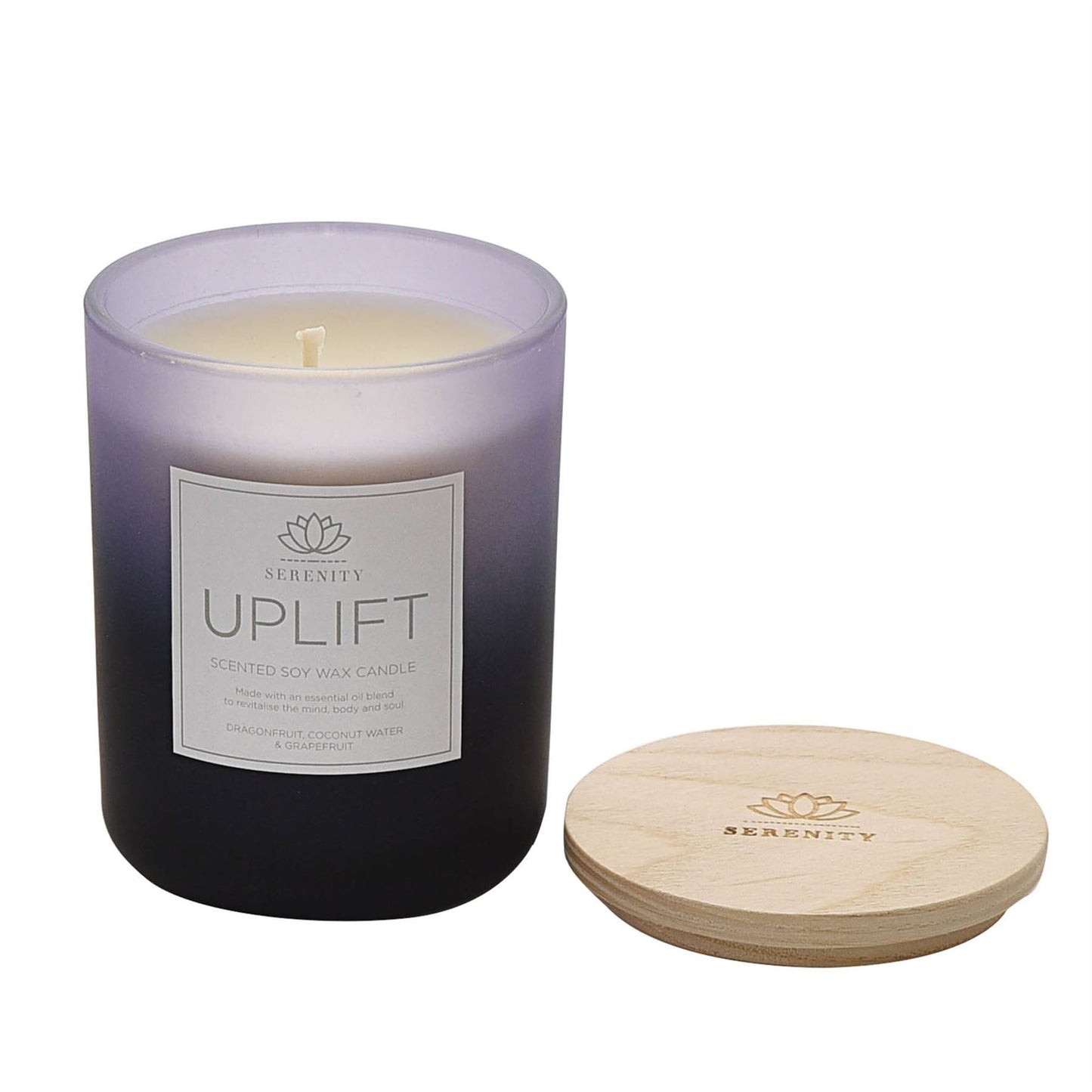 Serenity Uplift Candle 120g Dragonfruit, Coconut, Grapefruit