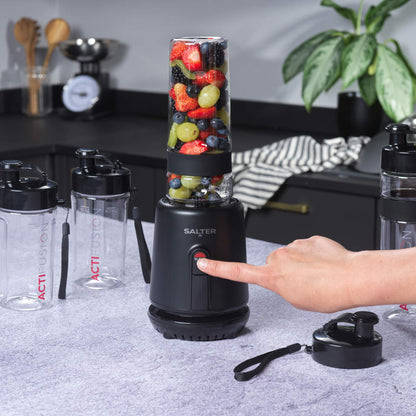 Salter Kuro Actifusion Blender With Four Bottles