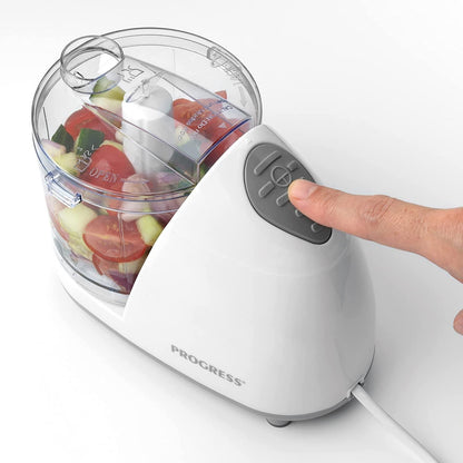 Progress Electric One Touch Operation Mini Chopper White 150W