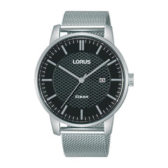 Lorus Mens Analogue Stainless steel mesh strap Watch RH975NX9