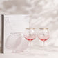 Amore Set of 2 Gin Glasses - 40th Anniversary