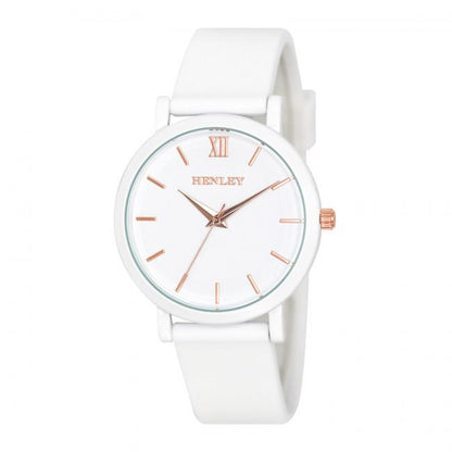 Henley Fashion Ladies Pastel Coloured Rubber Silicone Sports Watch H06178 Available Multiple Colour