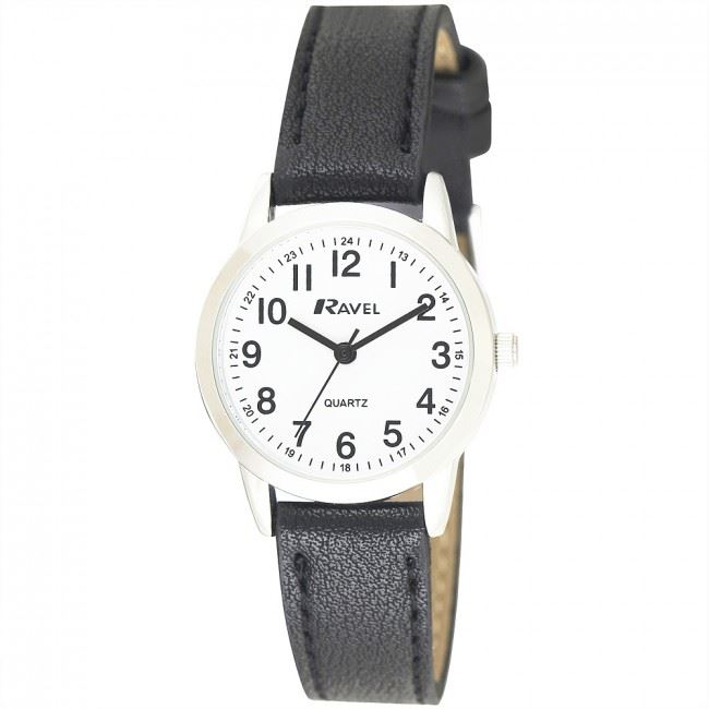 Ravel Ladies Classic Leather Strap Watch R0132LC