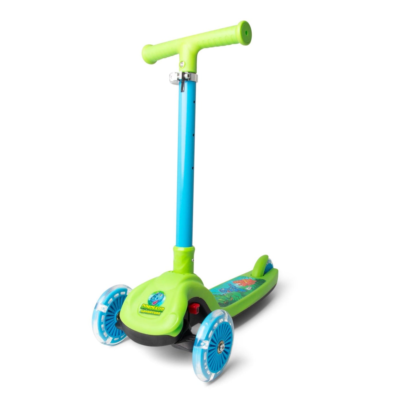 Dinosaur Trail Twister Scooter With Light Up Wheels
