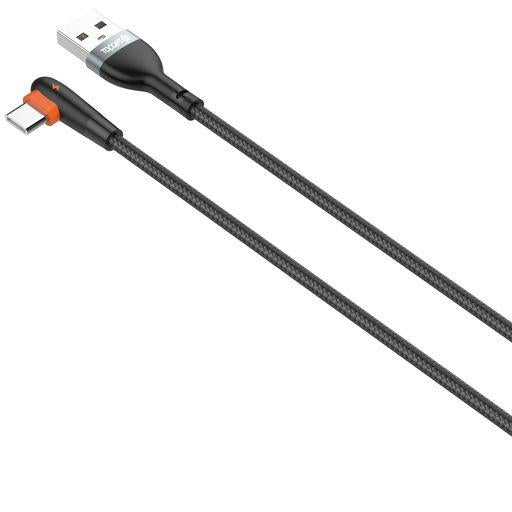 WYEFLOW 90° Angle USB-C Braided Data & Fast Charging Cable