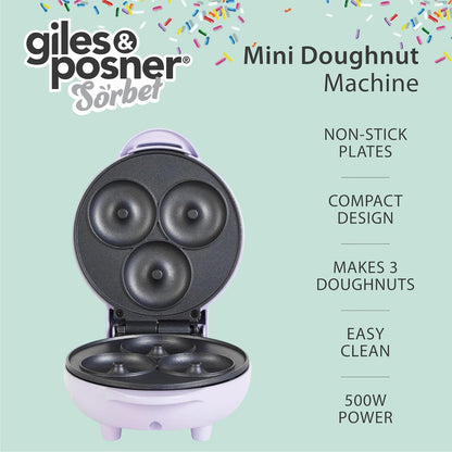 Giles & Posner Sorbet Mini Doughnut Maker 550W