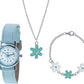 Relda Kids Jewellery & Watch, Necklace & Bracelet Gift Set For Girls REL25 - CLEARANCE NEEDS RE-BATTERY