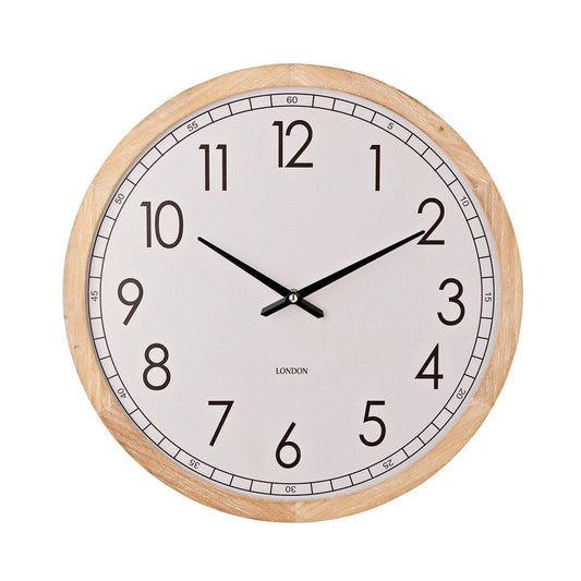 Hometime Wood Case Wall Clock 40cm