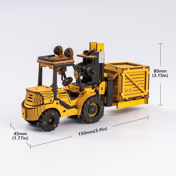 ROBOTIME ROKR Forklift Puzzle Building Toy