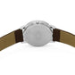 Limit Mens Basic Dated Black Dial Brown Leather Strap Watch 5744