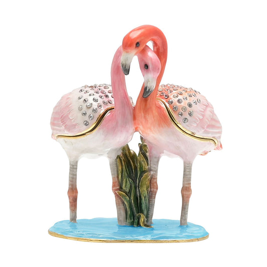 Treasured Trinkets - Pair of Flamingos
