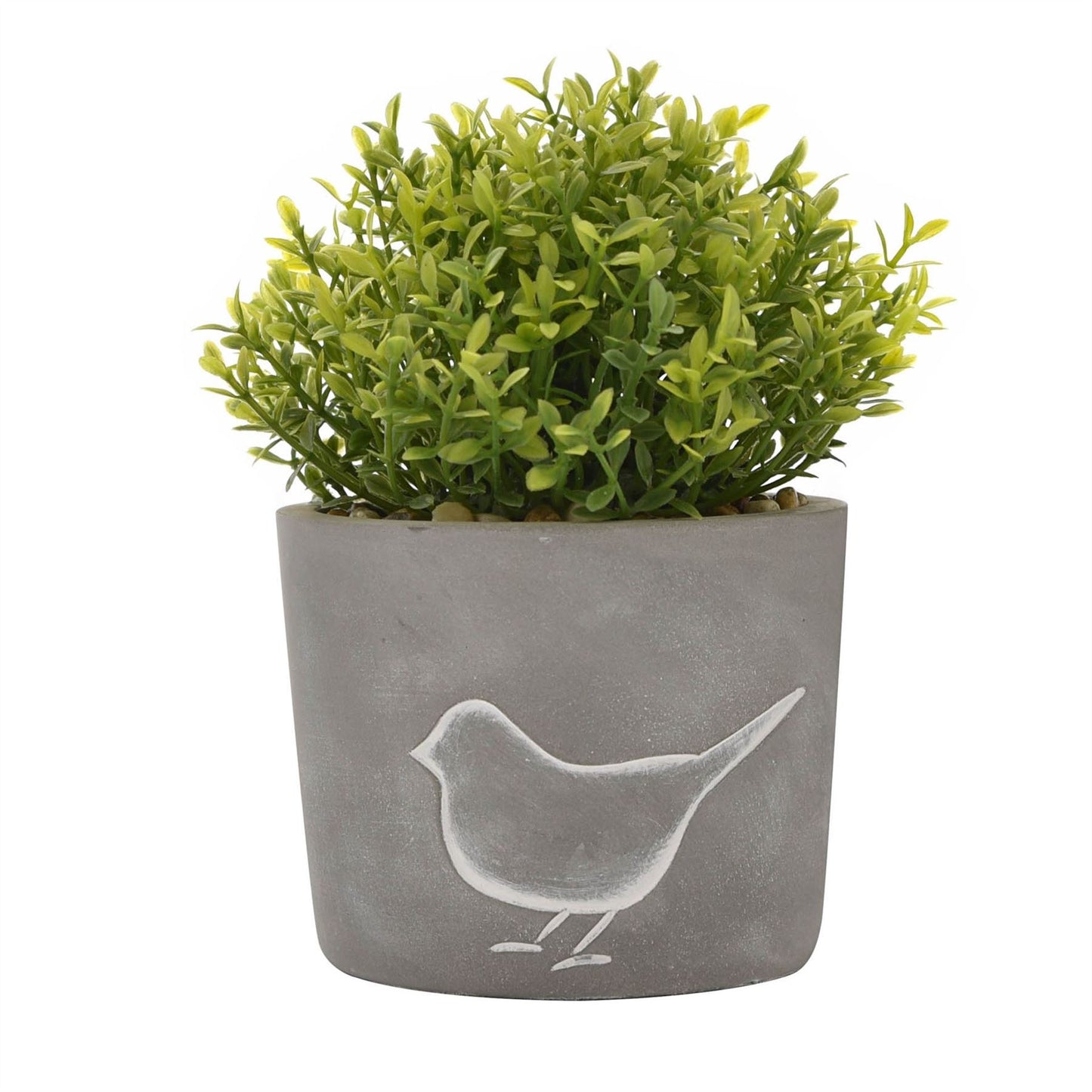 Hestia Bird Silhouette Planter with Plant 10cm Diameter