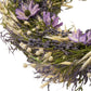 Hestia Dried Floral Wreath 25cm Purple