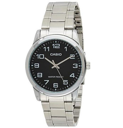 Casio Mens Basic Analogue Stainless Steel Bracelet Easy Reader Dial Watch - MTP-V001D