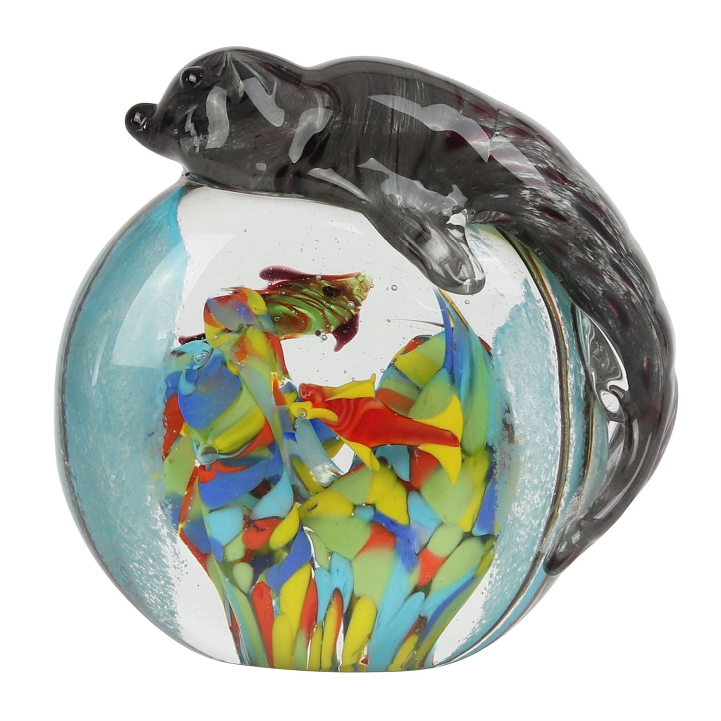 Objets d'Art Glass Figurine - Grey Seal