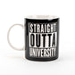 Graduation Porcelain Mug - Straight Outta University