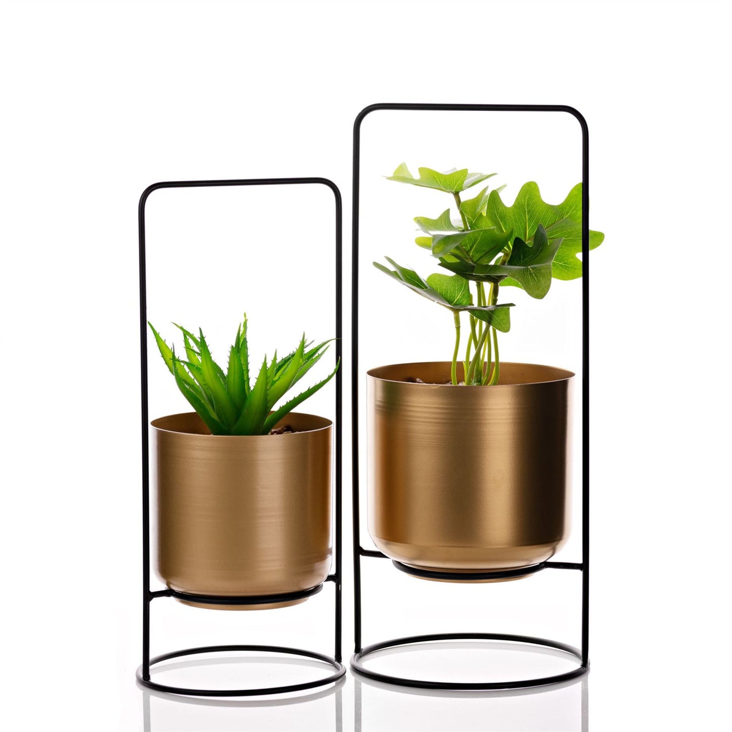 Hestia Faux Plant in Gold Planter 35cm