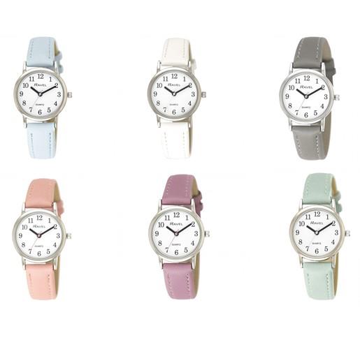 Ravel Ladies Classic Leather Strap Watch R0137.2 Available Multiple Colour