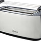 Quest 4 Slice Stainless Steel Toaster with warming rack