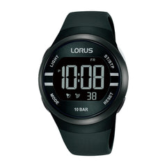 Lorus Unisex Digital Black Strap Watch R2333NX9