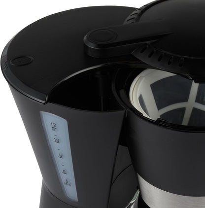 Progress Filter Coffee Maker Machine Auto Shut-Off 1080 W 1.5 L Black