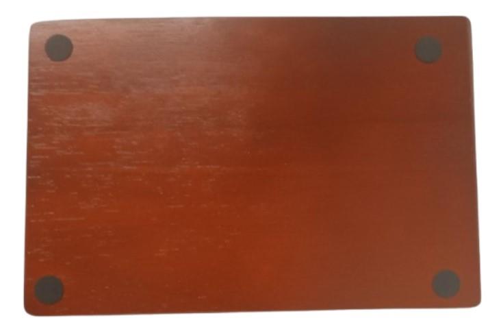 Imperial Wood Matt Brown Gold Trim Ball Pen with Notepad set IMP301R - CLEARANCE NEEDS RE Refill