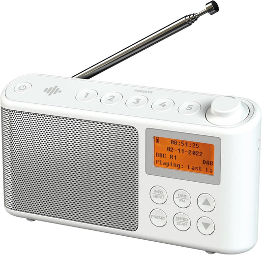 Spectrum i-box Portable DAB/DAB+/FM Radio with 5 Favourite Buttons