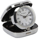 Wm Widdop Metal Fold up Roman White Dial Alarm Clock