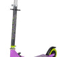 Xootz Kids' Folding Kick Scooter with Adjustable Handlebars - Purple