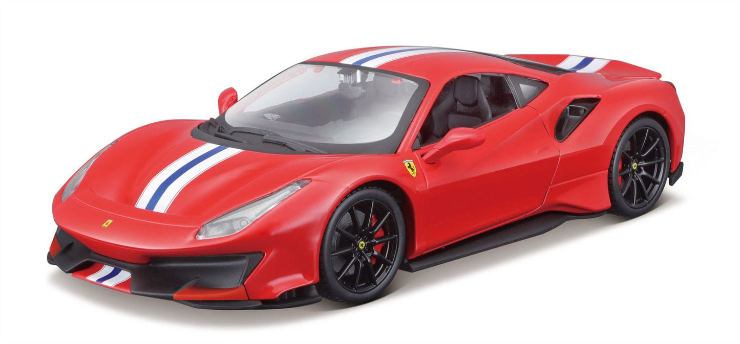 1:24 Ferrari Race & Play 488 Pista  - Diecast Model car Collectables