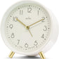 Acctim Fossen Analogue Contemporary Metal Case Backlight Easy Set Alarm Clock Available Multiple Colour