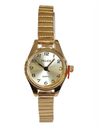 Pelex Ladies Big number Metal Bracelet Strap Quartz Watch Available Multiple Colour