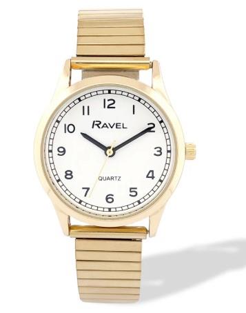 Ravel Ladies Basic Easy Read Minute Track on Dial Stainless Steel Expander Bracelet Watch Available Multiple Colour