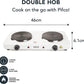 Pifco Double Hob Electric Hot Plate 2000W