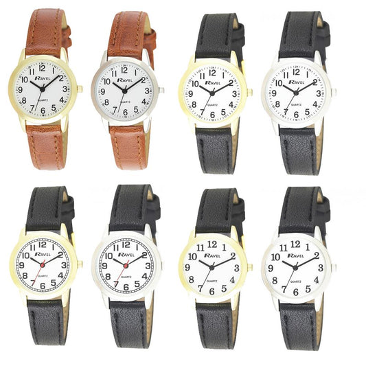 Ravel Ladies Classic Leather Strap Watch R0132LC