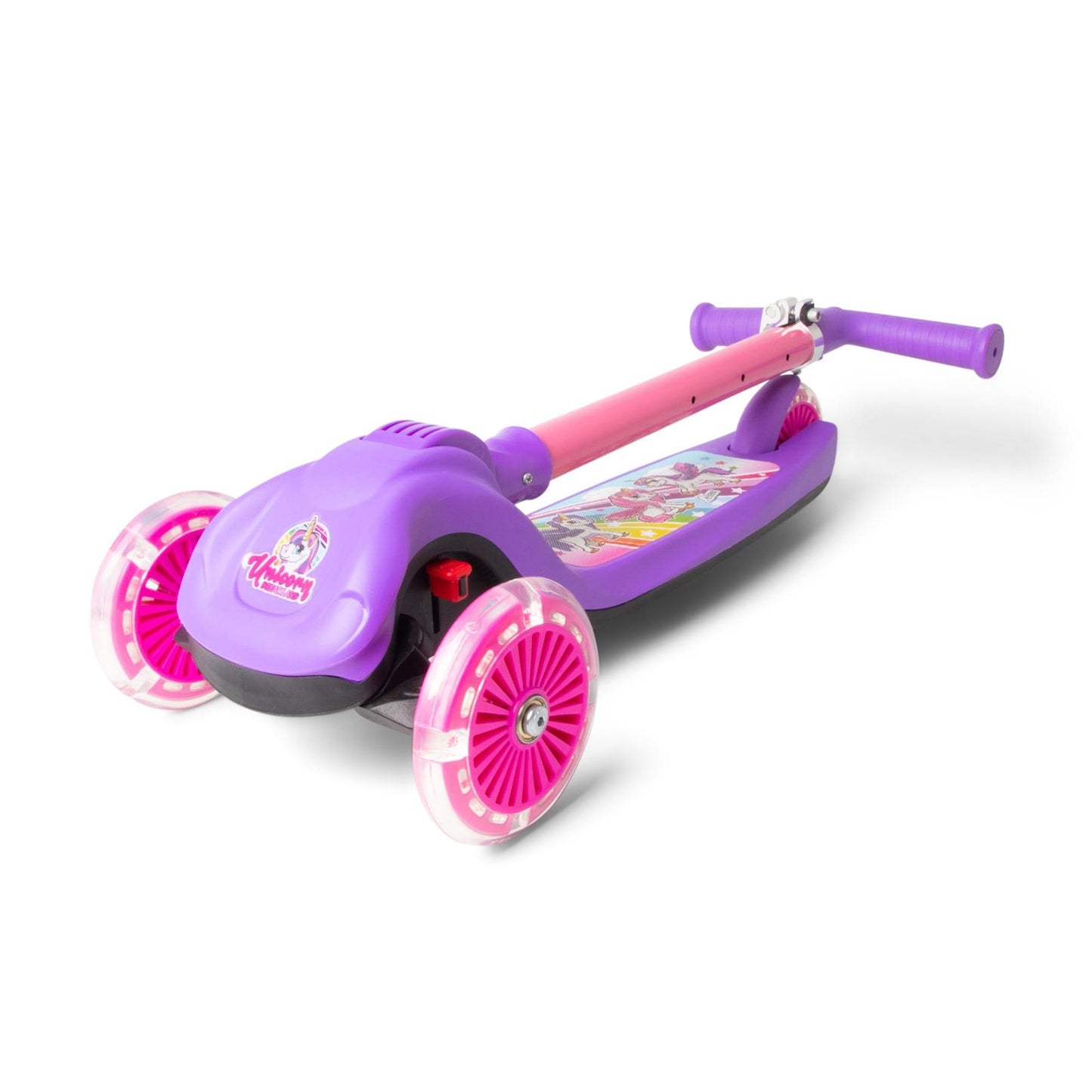 Unicorn Trail Twister Scooter With Light Up Wheels