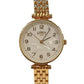 Limit Ladies Fashion White Dial with Gold Plated Bracelet Watch 60118