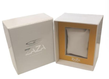 Zaza London Ladies Fashion Bronze Extra Small Dial Bronze Mirror & Brown Leather Strap Watch - CLEARANCE NEEDS RE-BATTERY